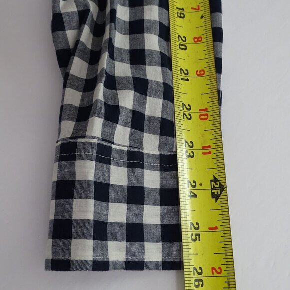 J Crew Slim Fit Blue Gingham Check Plaid Button Down Shirt Men Size M Long Slv - Picture 12 of 13